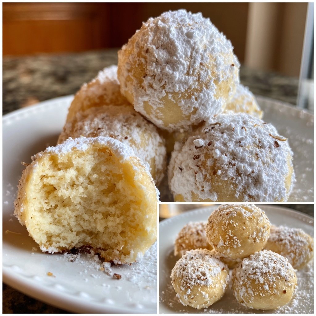 Quarkbällchen klein und rund