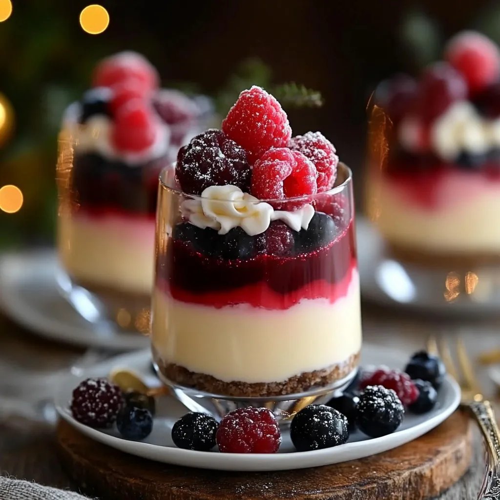 Mini Christmas Trifles