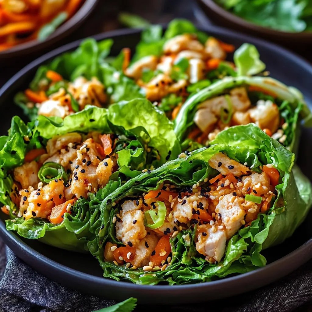 Pikante Hähnchen-Salat-Wraps mit Thai-Chilisauce