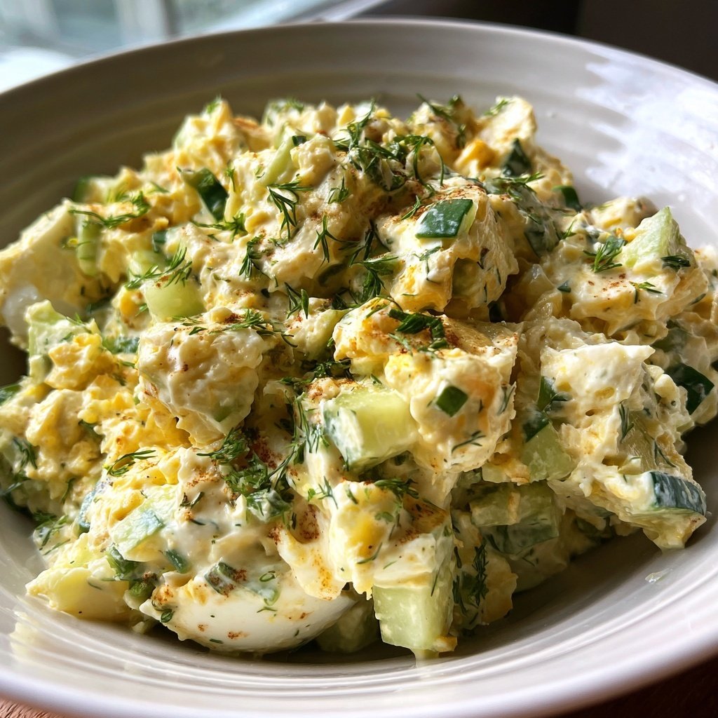 Schnell & Einfach 10-Minuten-Eiersalat mit Joghurt