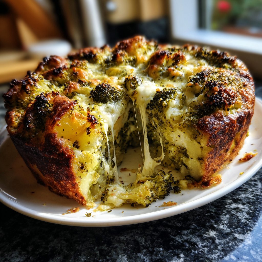 Cremiger Brokkoli Kartoffel Auflauf