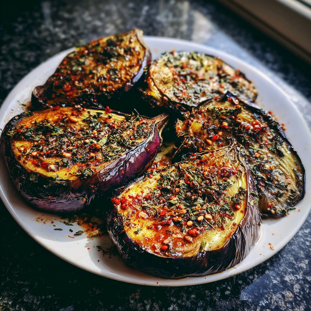 Auberginen mediterran gewürzt