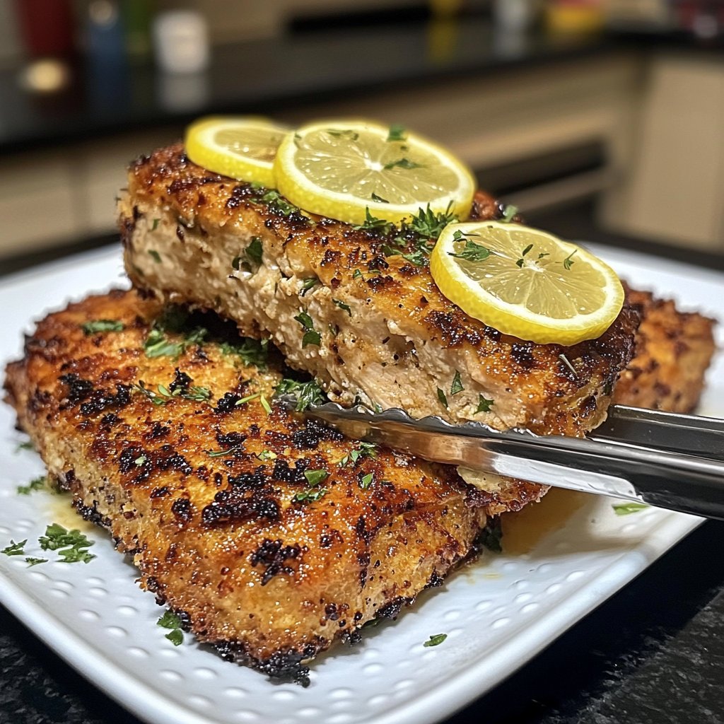 Hähnchenbrust mit Zitronen Kräuter Marinade