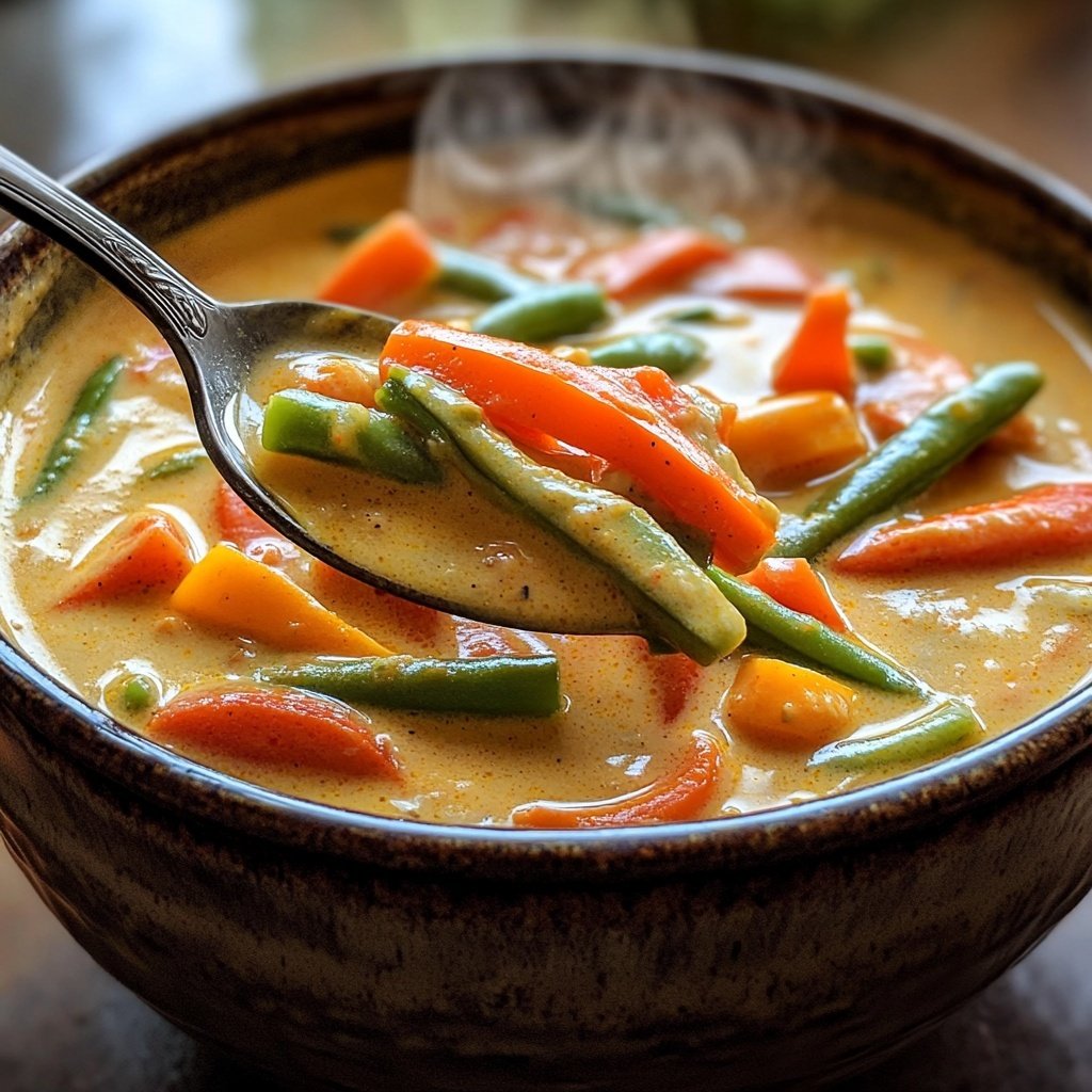 Vegetarisches Thai-Curry mit Gemüse