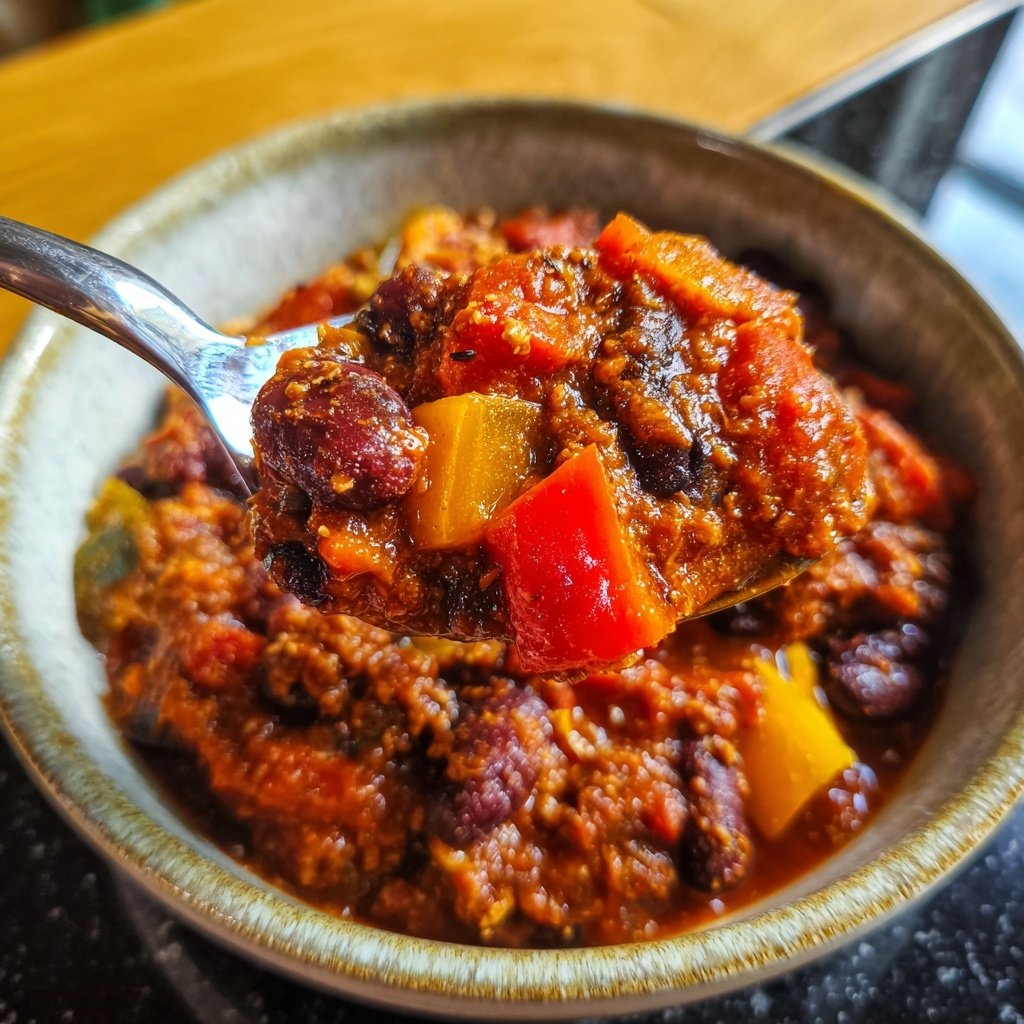 Chili sin Carne mit Paprika