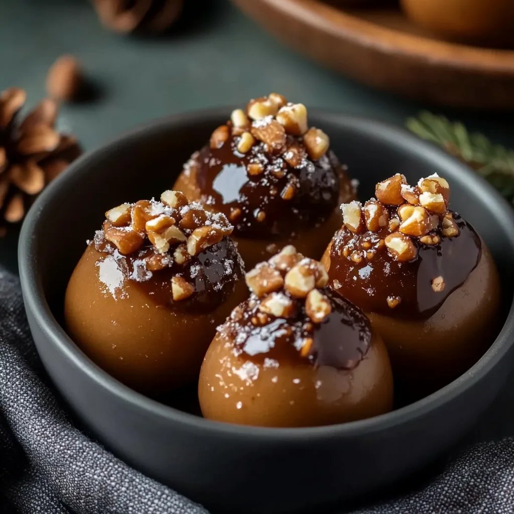 Spekulatius Kugeln - Pralinen für Weihnachten