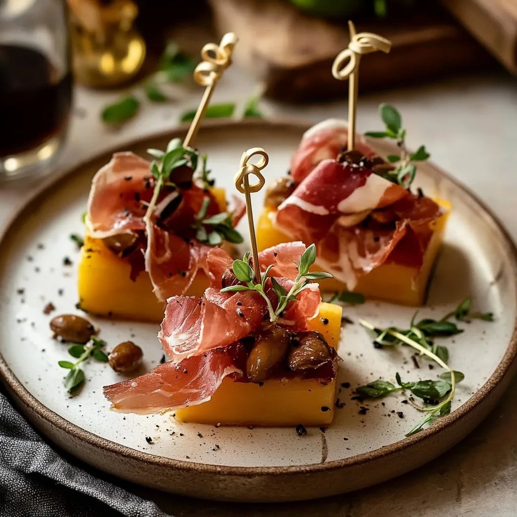 Köstliche Prosciutto-Melonen-Spieße