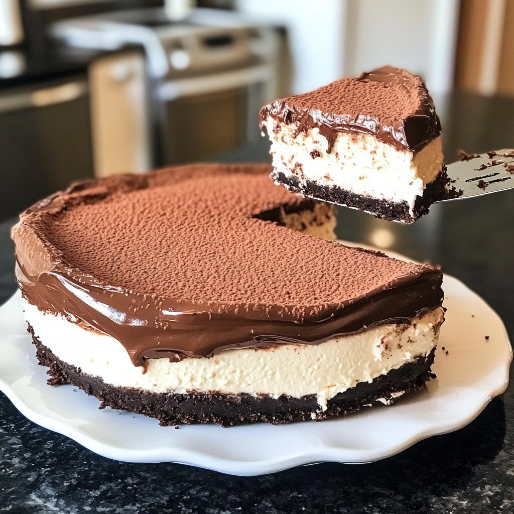 Heiße Schokoladen-Cheesecake