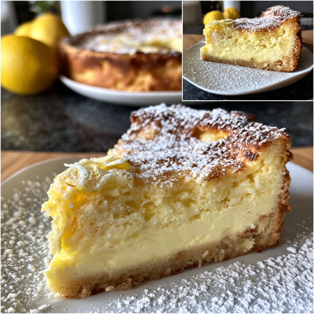 Käsekuchen mit Zitronen-Frischkäse-Creme