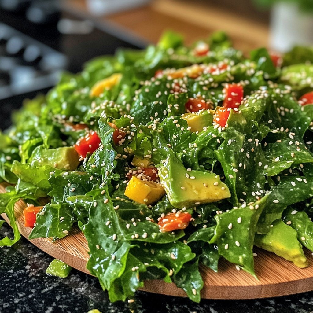 Asiatischer Salat mit Chinakohl & Sesam-Dressing