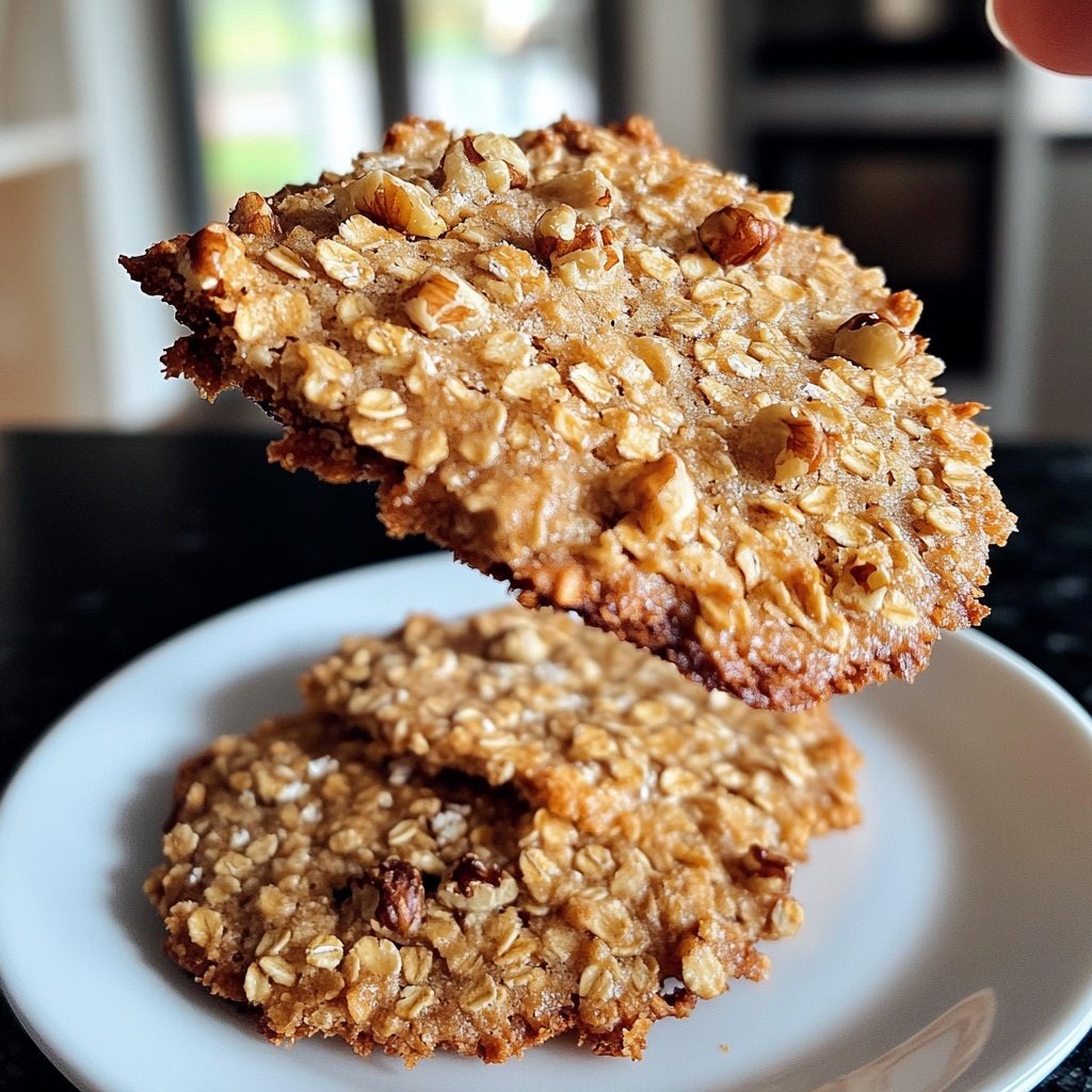 Haferflocken-Walnuss-Plätzchen