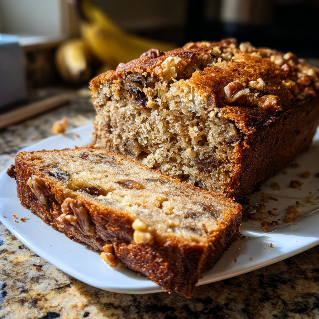 Einfaches Bananenbrot