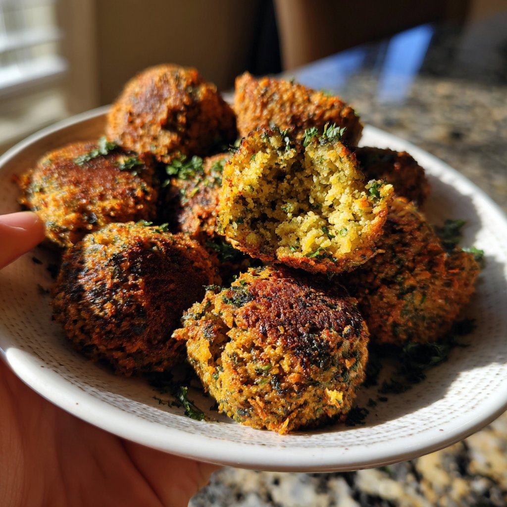 Falafel mit Petersilie