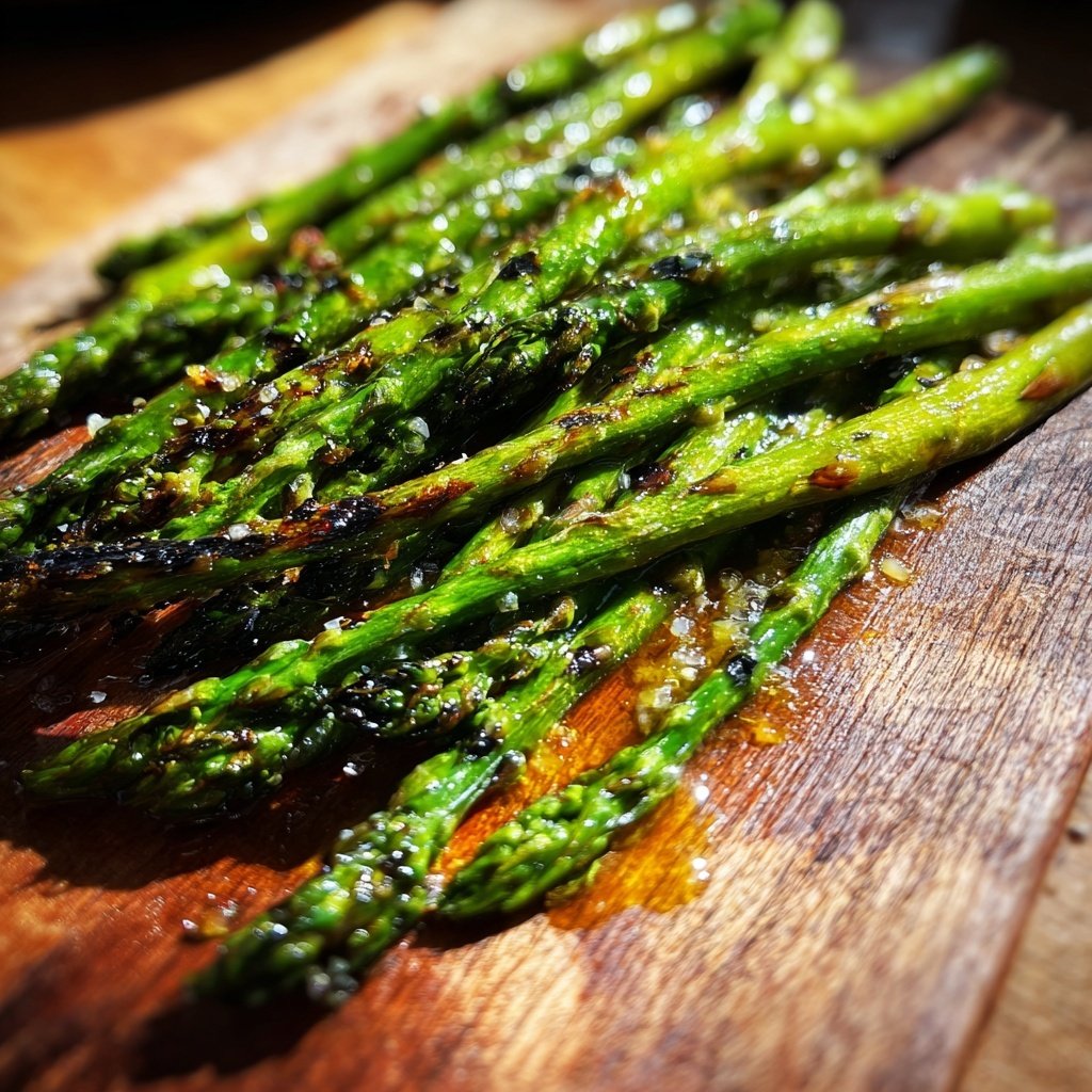Gegrillte Spargel Stangen