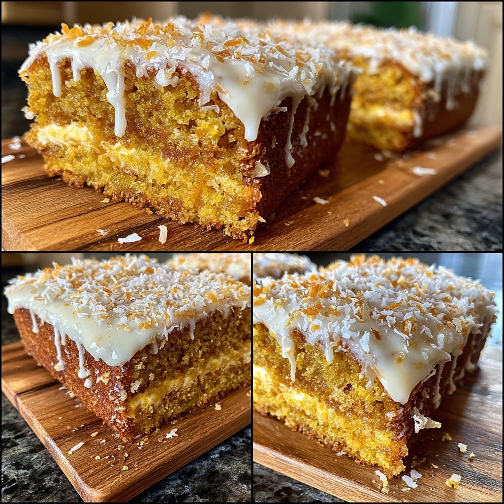 Karottenkuchen Mit Kokosraspeln