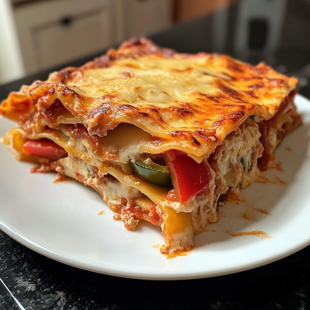 Lasagne mit Paprika