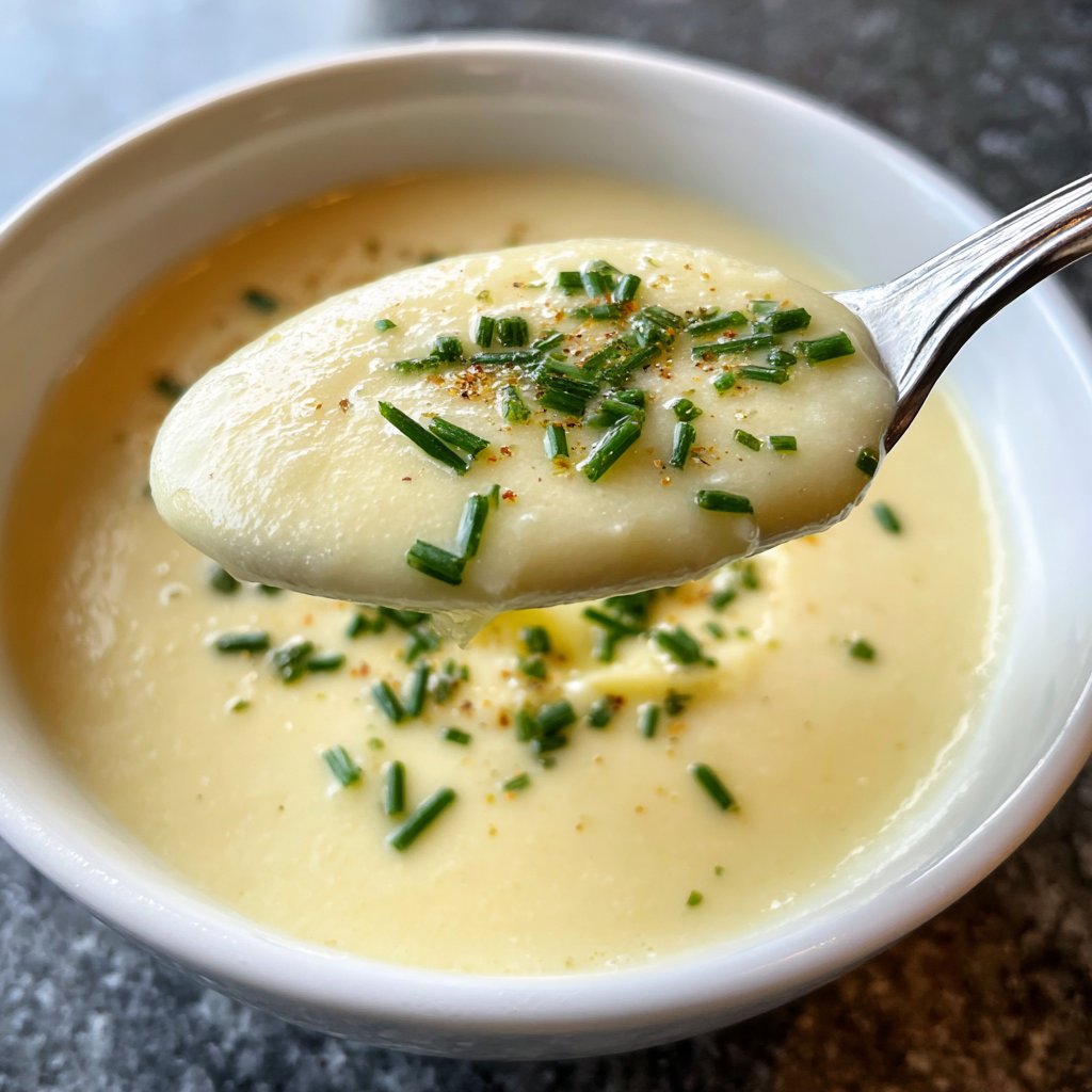 Blumenkohlsuppe fein püriert